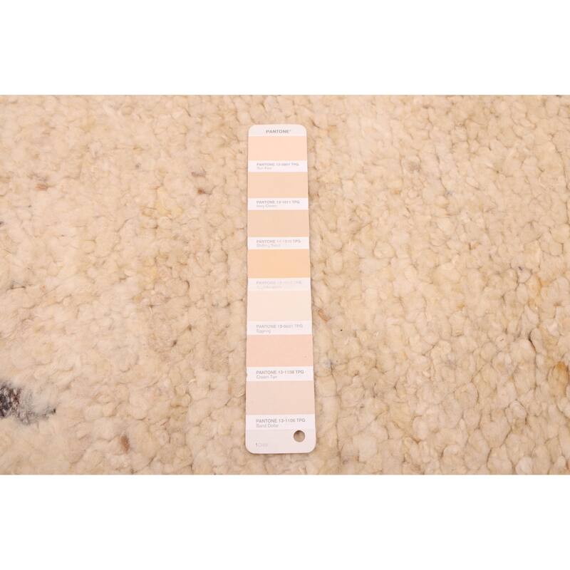 ECARPETGALLERY Hand-knotted Looma Beige Wool Rug - 7'9 x 10'1