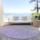 preview thumbnail 104 of 135, Machine Washable Indoor/ Outdoor Ombre Trellis Chantille Rug