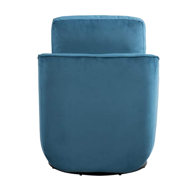 Studio Living Landon Swivel Accent Chair in Velvet Fabric
