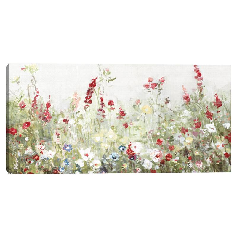 Sweet Spring Meadow by Sally Swatland Canvas Art Print