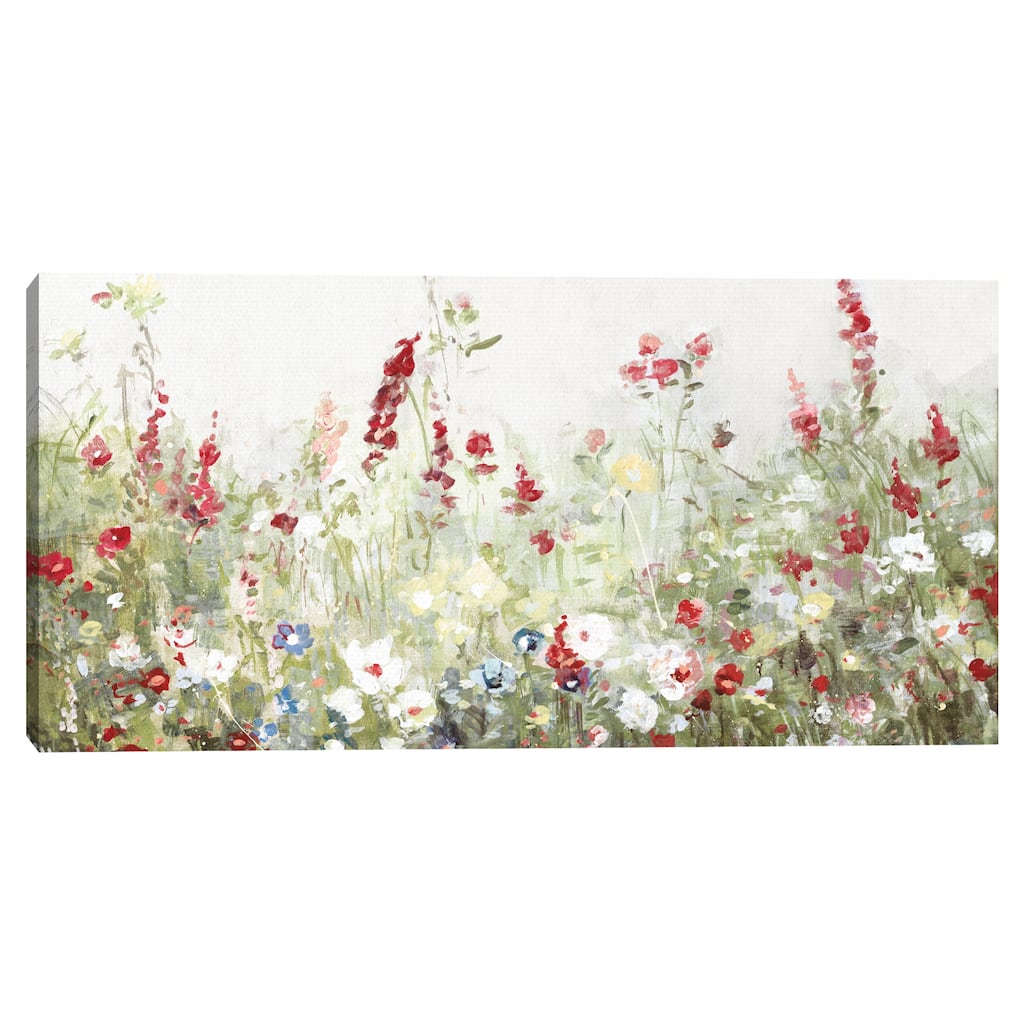 Sweet Spring Meadow by Sally Swatland Canvas Art Print