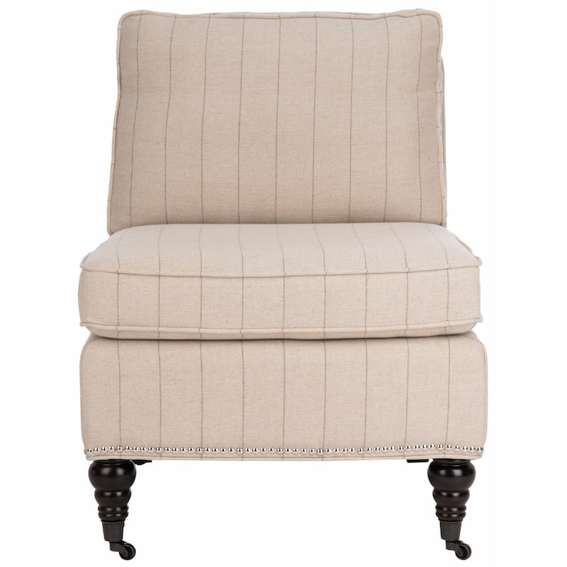SAFAVIEH Brianne Armless Club Chair - 24Wx30Dx33H - Flax