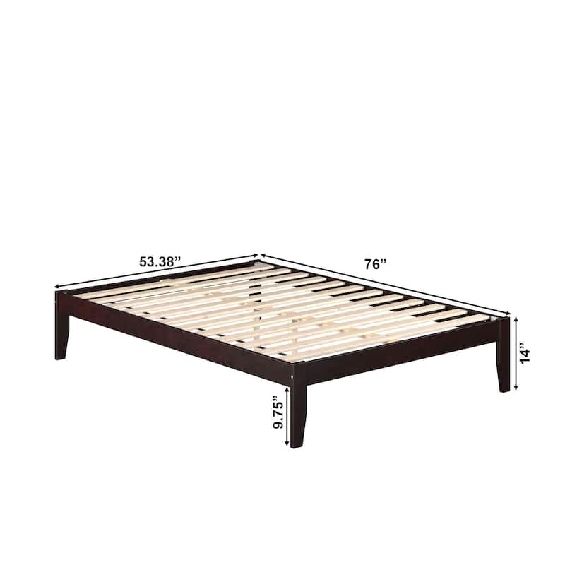 Colorado Full Platform Bed in Espresso