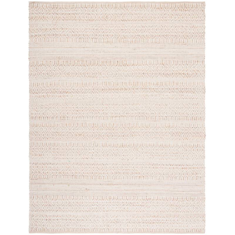 SAFAVIEH Handmade Natural Fiber Presley Geometric Jute Rug