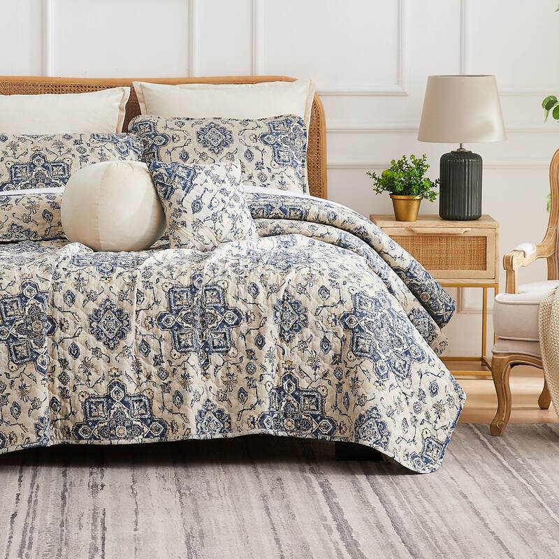 Persia 7-Piece Oversized Quilt Bedding Set