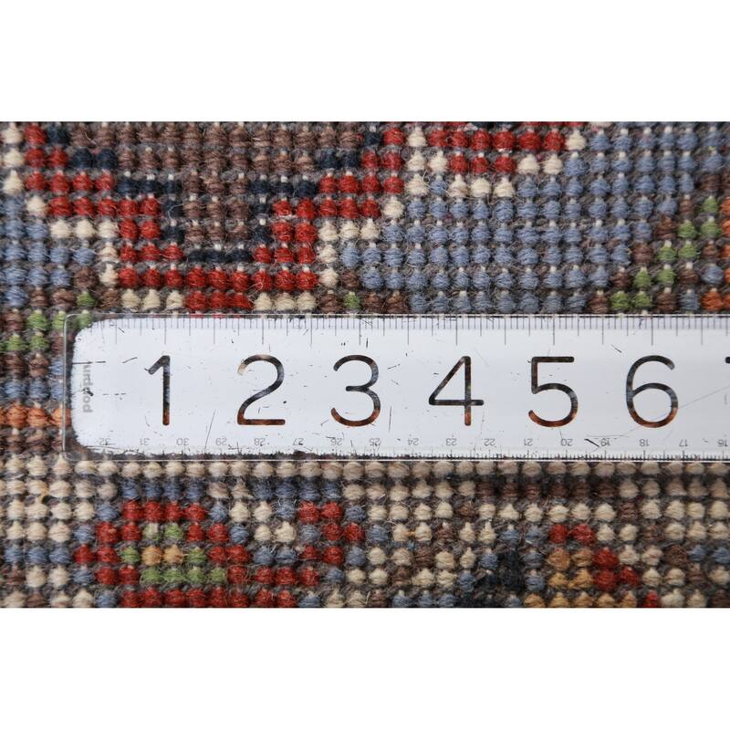 Hand Knotted Oriental 100% Wool Carpet Traditional Floral Red Heriz (serapi) Area Rug - 10' 0'' X 7' 11''