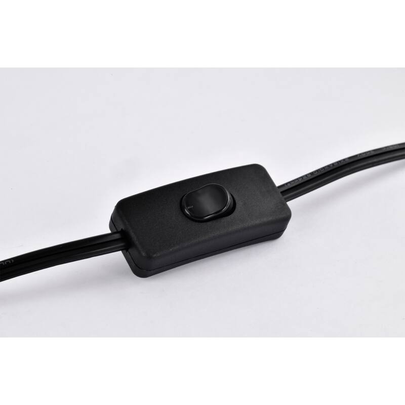 Pauh Black 3-Joint Articulated Reading Desk Lamp