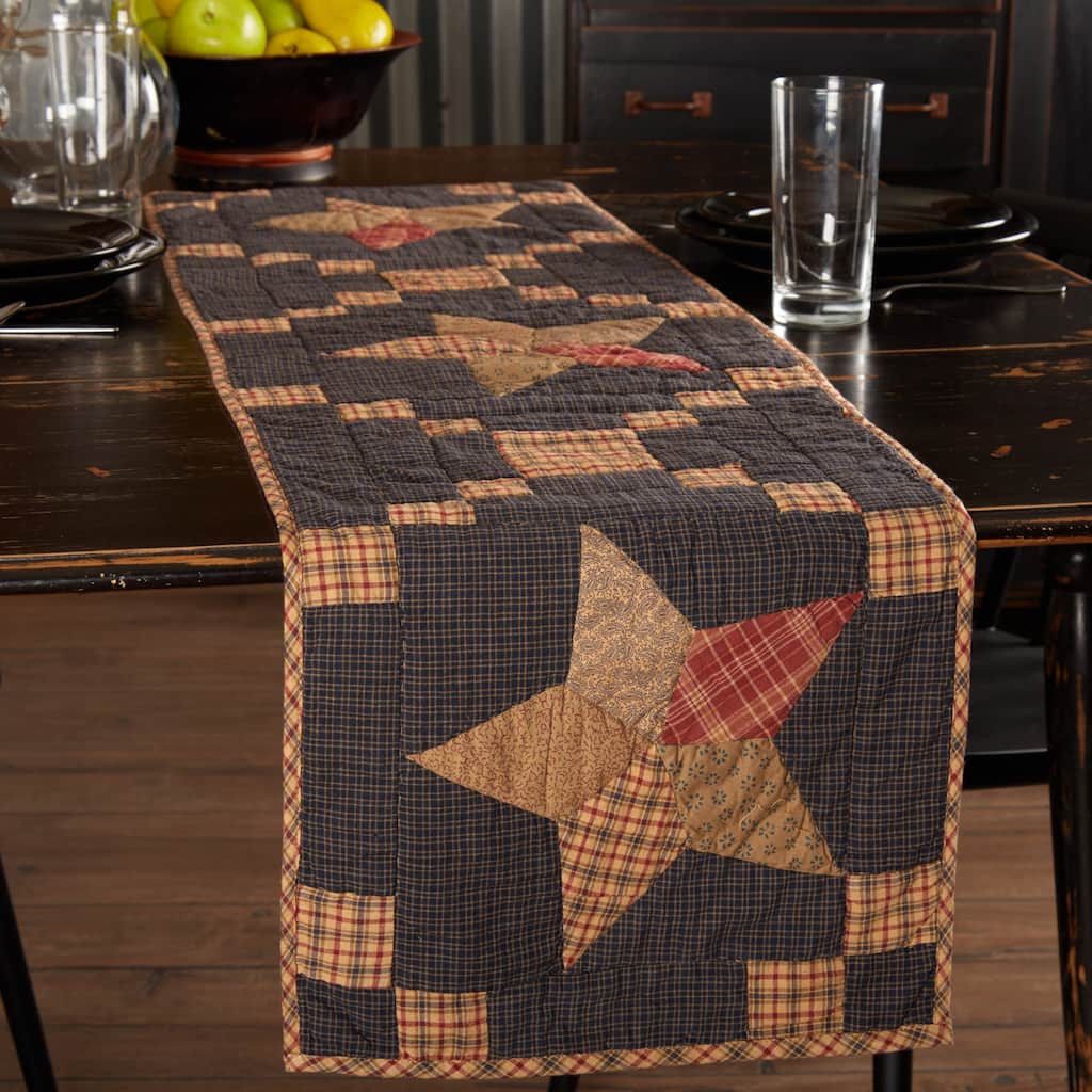 Arlington Patchwork Star Quilted Runner