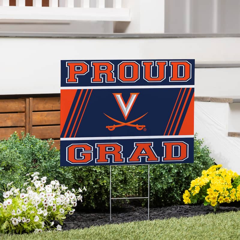 University of Virginia 24" x 18" Graduation Coroplast Outdoor Yard Sign