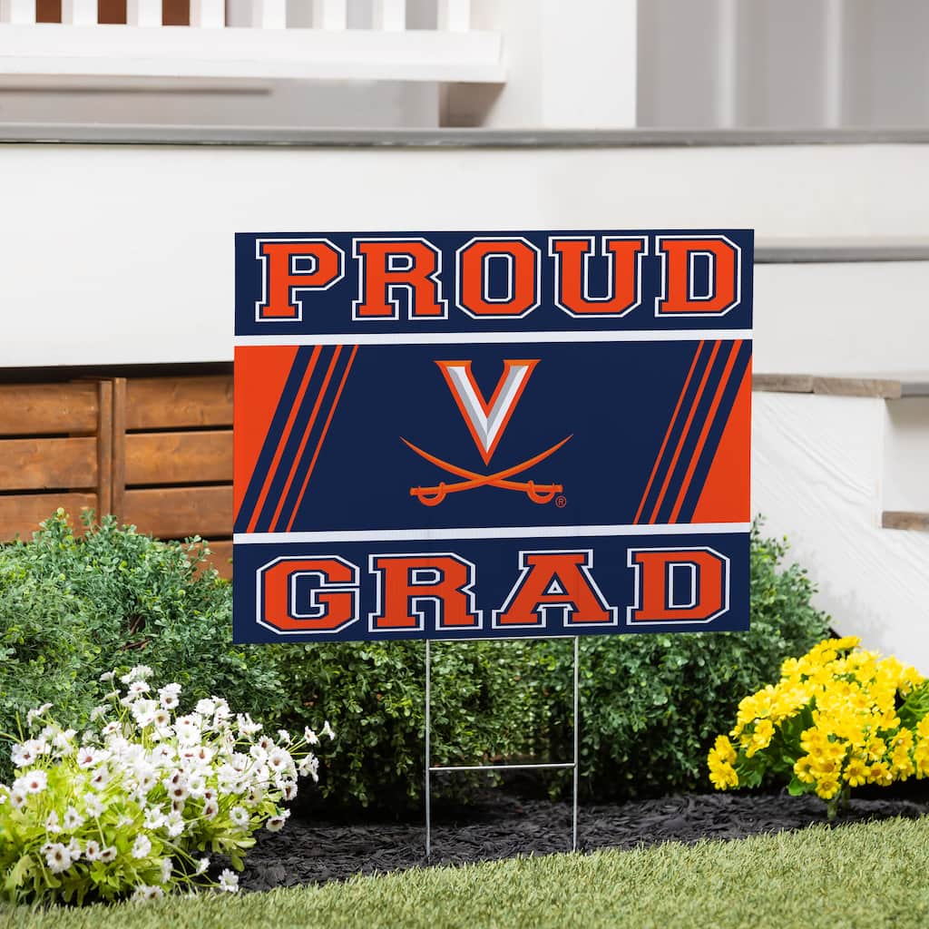 University of Virginia 24" x 18" Graduation Coroplast Outdoor Yard Sign