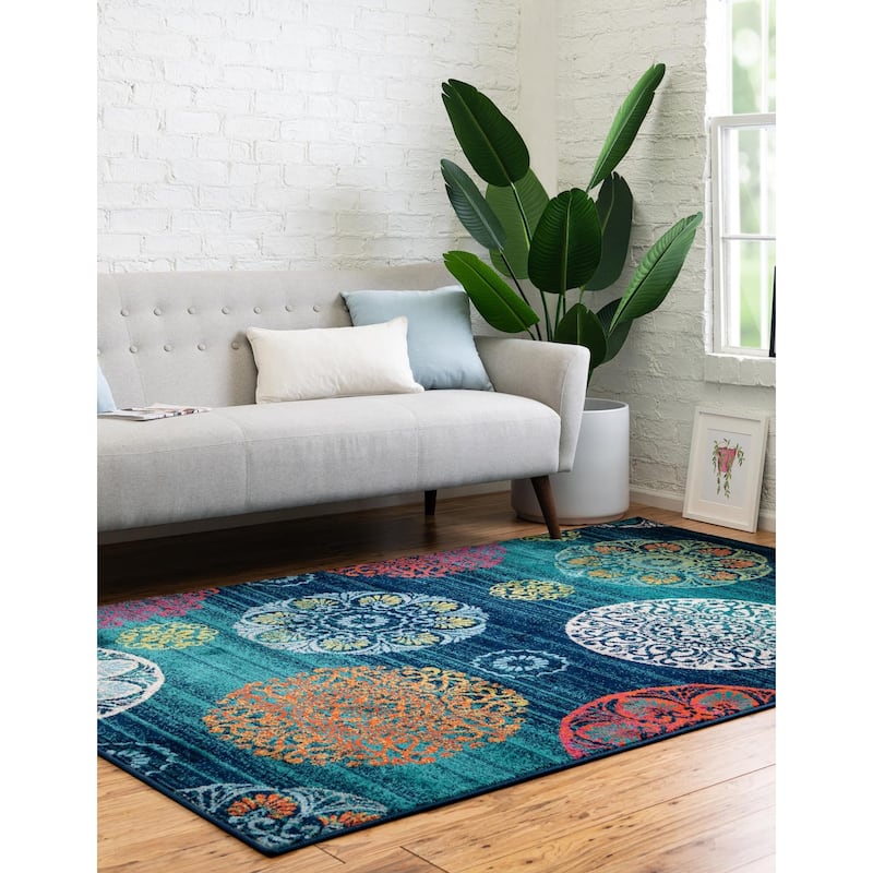 Contemporary Chorisia Collection Area Rug