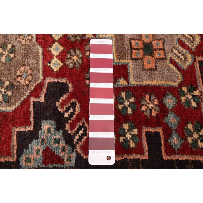 ECARPETGALLERY Hand-knotted Konya Anatolian Red Wool Rug - 3'11 x 6'6