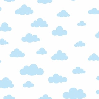 Disney Winnie the Pooh Cloud Blue Wallpaper