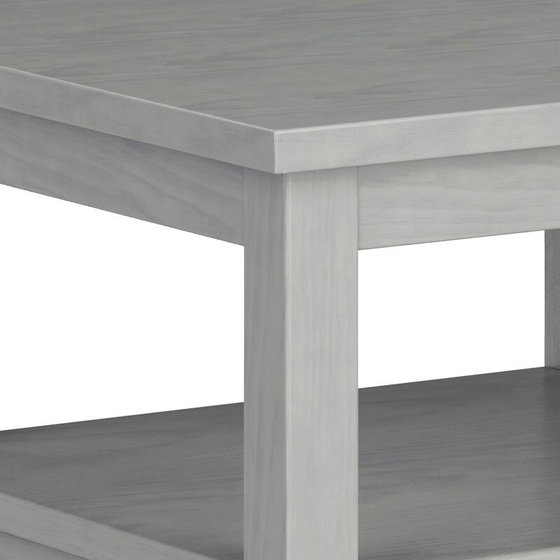 WYNDENHALL Norfolk SOLID WOOD 20 inch Wide Rectangle Transitional End Side Table - 20 inch Wide