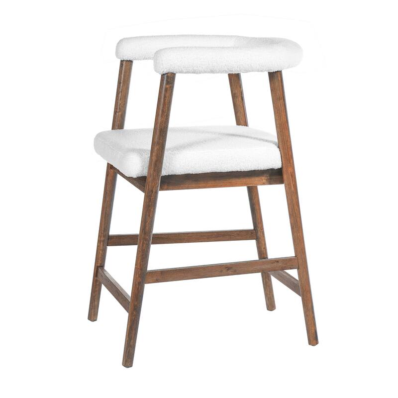 Christopher Knight Home - Modern Wooden Bar Stools with Back - Set of 2