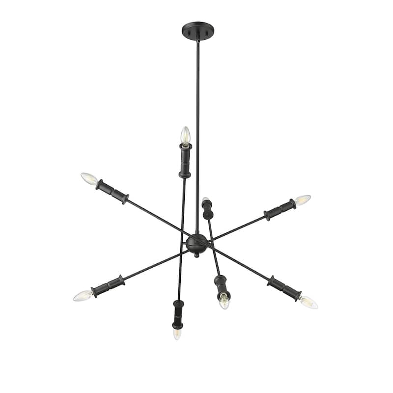 Millennium Lighting 29108 Potiss 8 Light 33" Wide Sputnik Chandelier