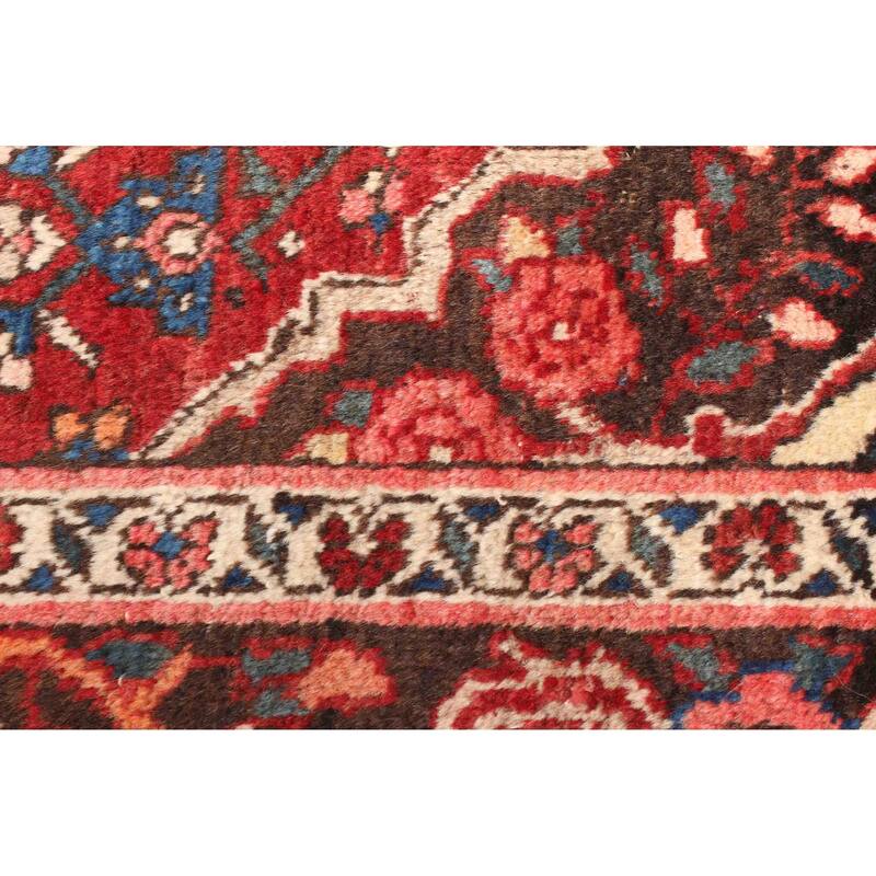 ECARPETGALLERY Hand-knotted Kayseri Red Wool Rug - 4'3 x 6'11