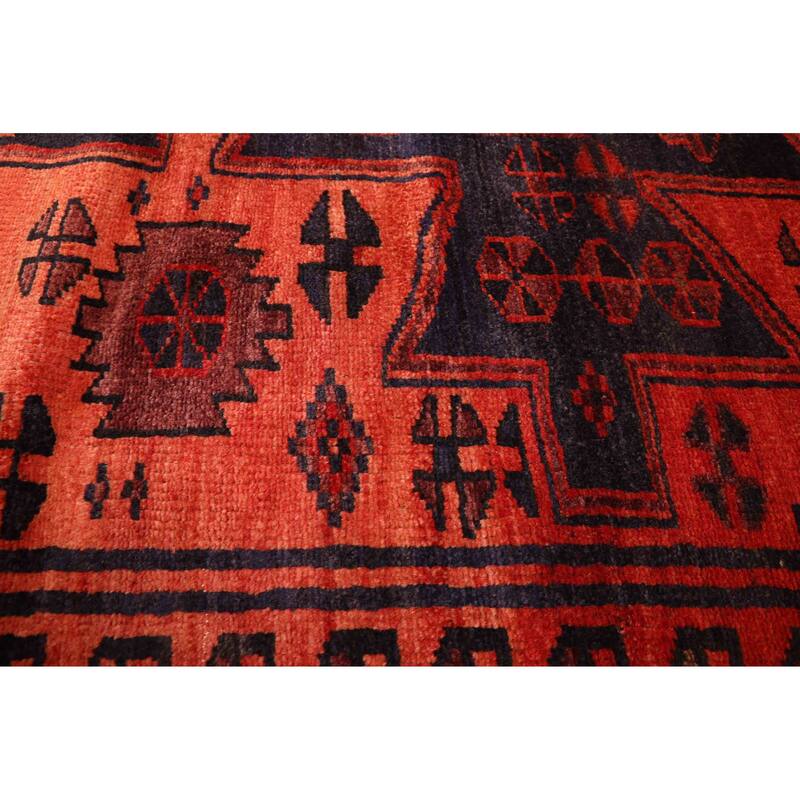 ECARPETGALLERY Hand-knotted Melis Vintage Light Red Wool Rug - 5'9 x 6'8