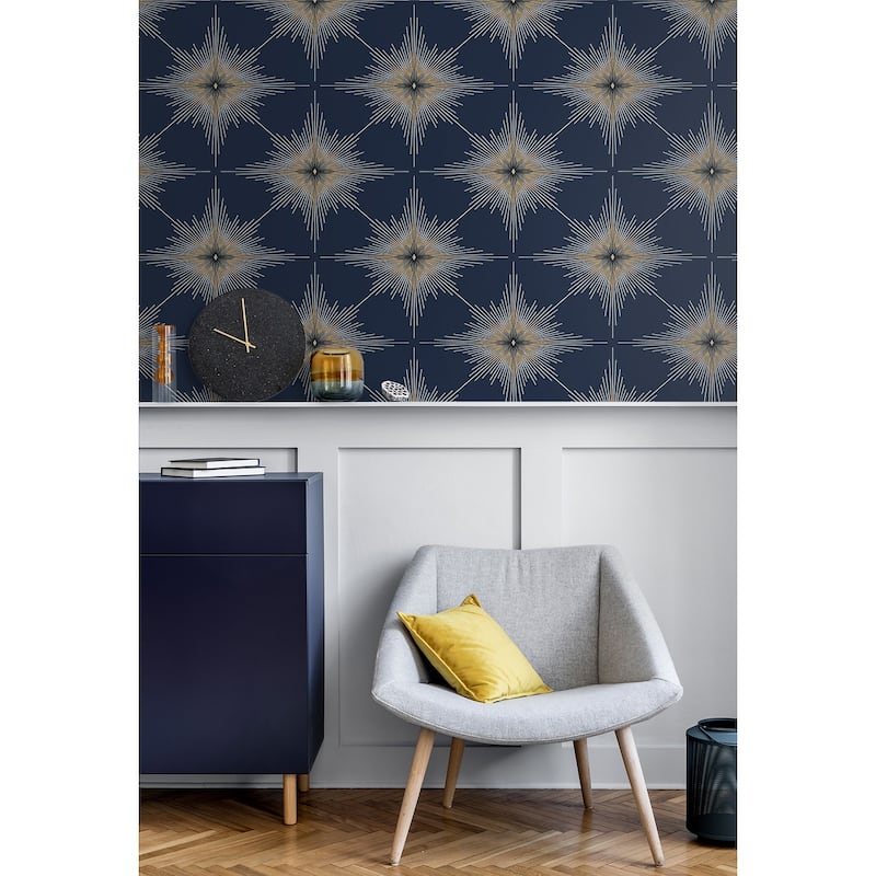 Seabrook Designs North Star Non-Woven Unpasted Wallpaper