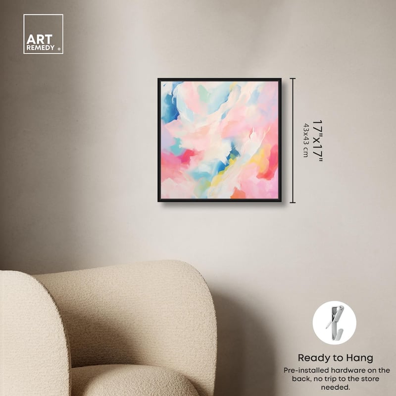 Cotton Candy Clouds II Canvas by Art Remedy