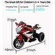 preview thumbnail 3 of 36, Red 6V Kids Electric Motorcycle with LED Wheels MP3 Player Safe and Fun Christmas Gift for Toddlers and Kids