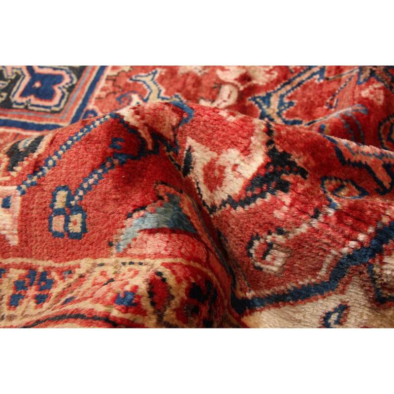 ECARPETGALLERY Hand-knotted Sarabi Red Wool Rug - 8'6 x 10'11