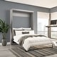 preview thumbnail 30 of 84, Pur 59W Full Murphy Bed by Bestar Platinum Gray