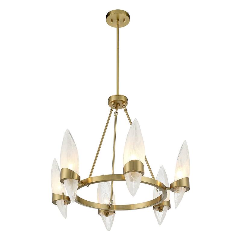 Savoy House 1-5500-6 Nouvel 6 Light 27" Wide Chandelier