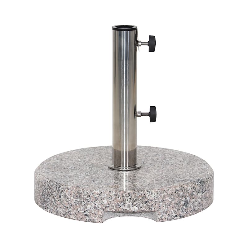 Maypex 42 lbs Round Granite Umbrella Base Grey