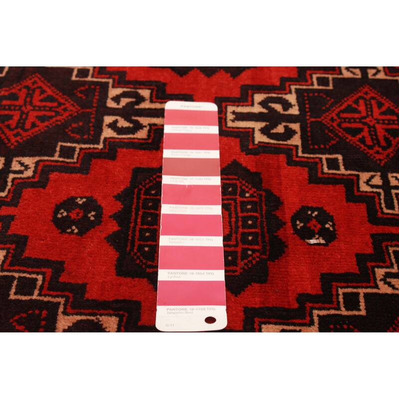 Teimani Red Rug 2'10" x 4'10" - 2'10 x 4'10