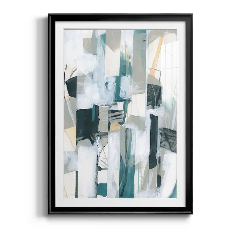 Sea Cavern Strata IV Premium Framed Print - Ready to Hang
