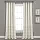 Lush Decor Vintage Stripe Yarn Dyed Cotton Window Curtain Panel Pair - 40"w x 95"l - Neutral