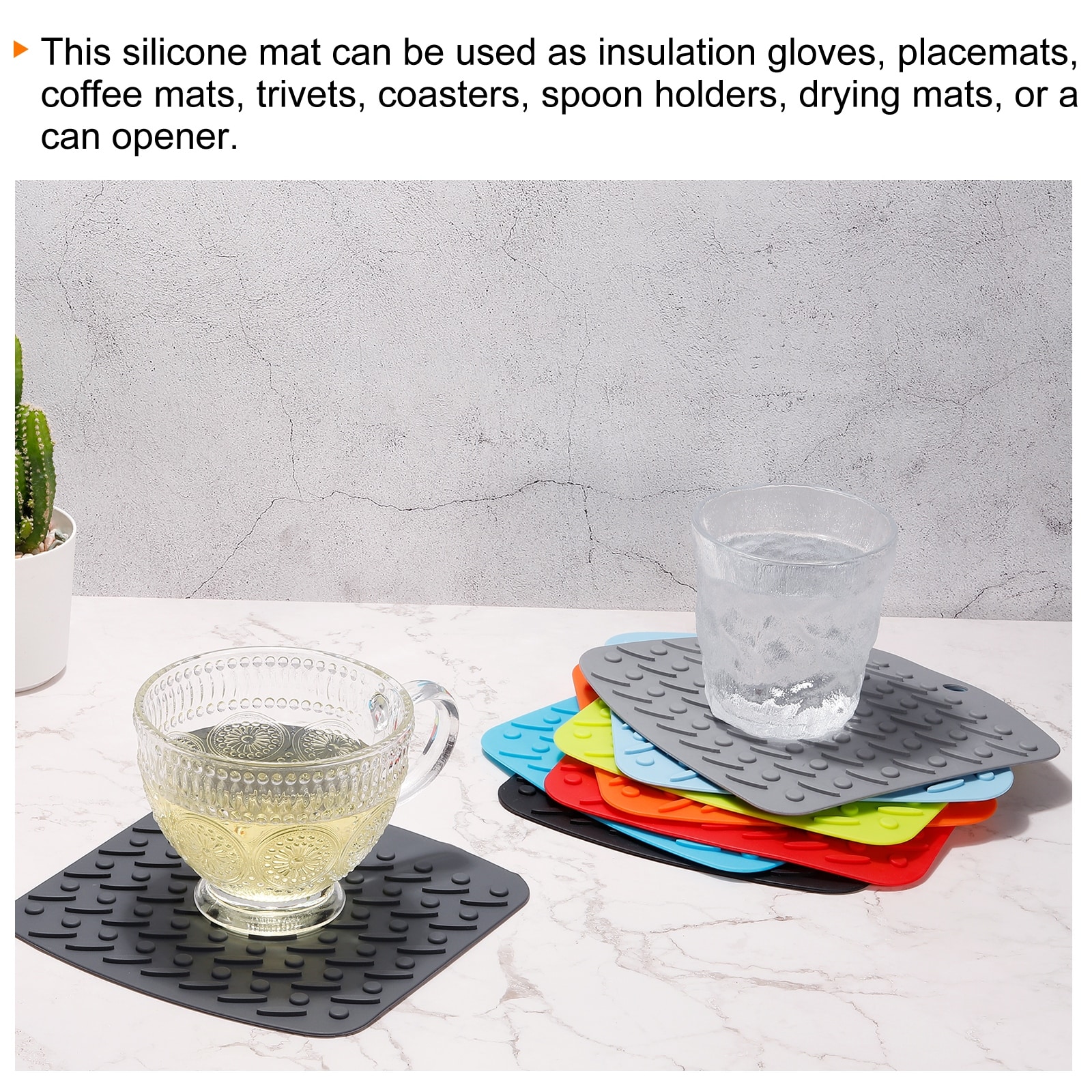 Silicone Table Protector Cup Bowl Holder Heat Resistant Mat Cushion - Bed  Bath & Beyond - 29306985
