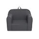 preview thumbnail 5 of 6, Delta Children Cozee Chair for Ages 18 Months and Up, Dark Grey