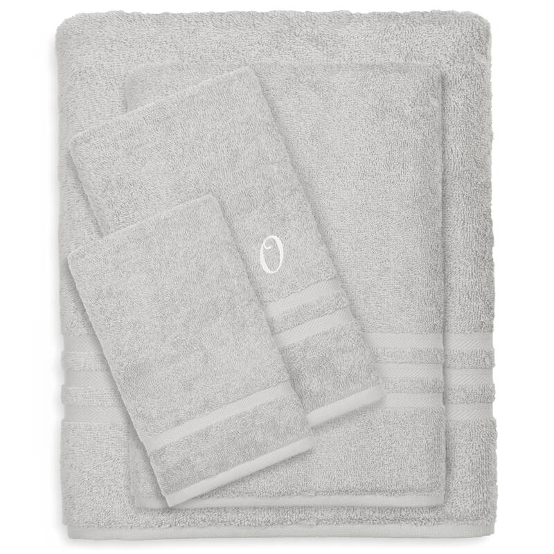 Authentic Hotel and Spa 100% Turkish Cotton 4PC Denzi Towel Set. - O