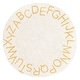 preview thumbnail 58 of 136, Nuloom Alphabet SpinClean Washable Round Rug