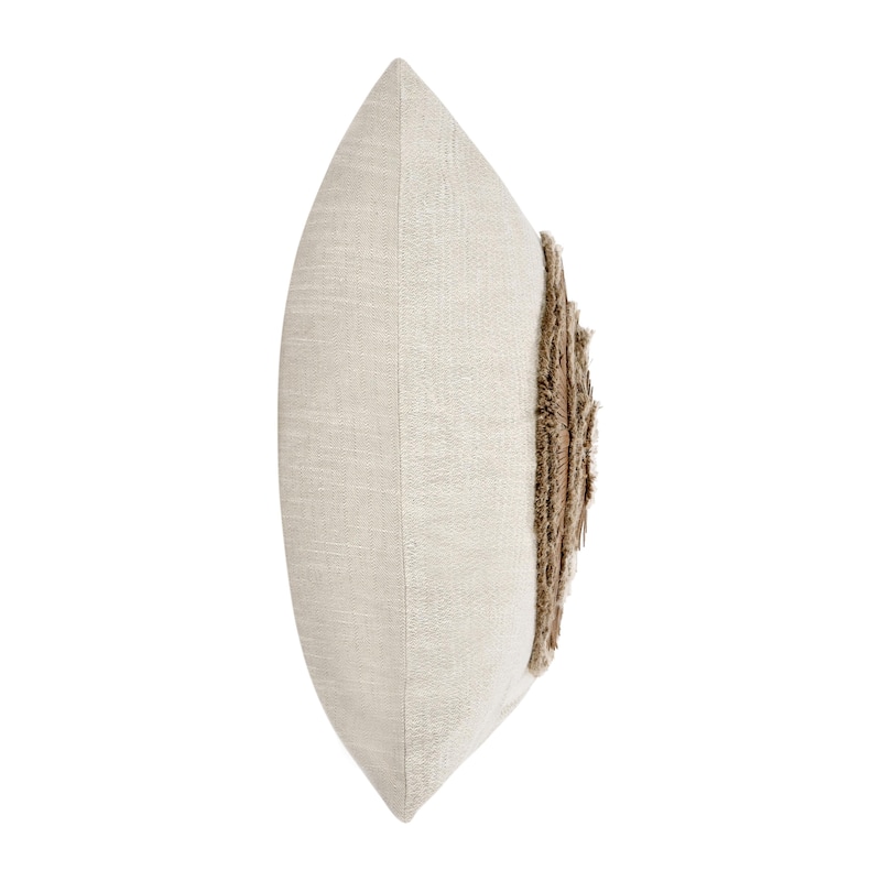 Villa by Classic Home Pueblo 22" Chestnut Cotton Throw Pillow