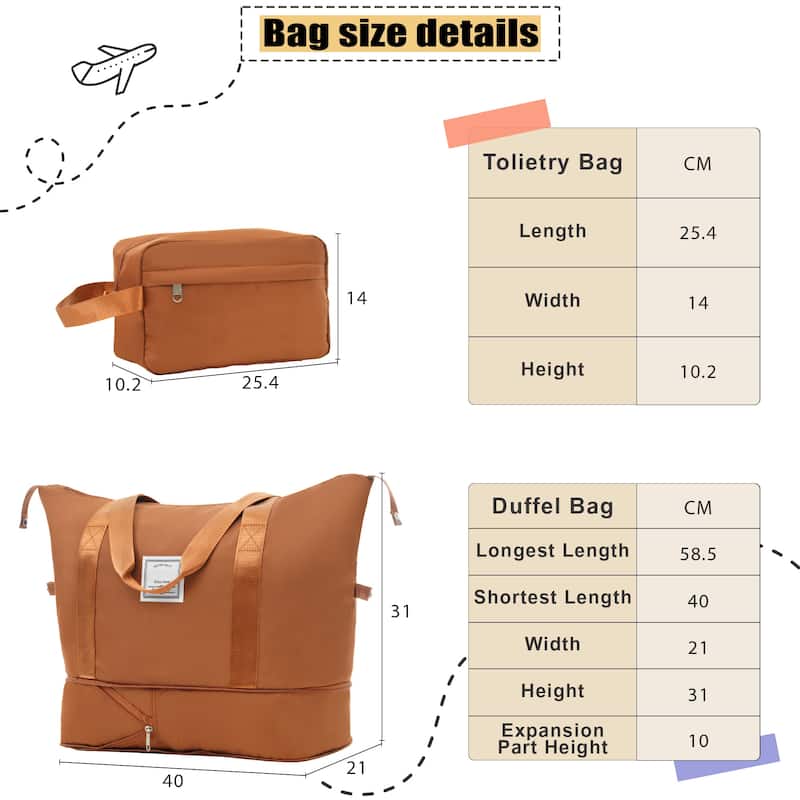 Softside Luggage Expandable 3 Piece Set Suitcase with Duffel Bag Upright Spinner Lightweight Luggage Travel Set-22/26/30"