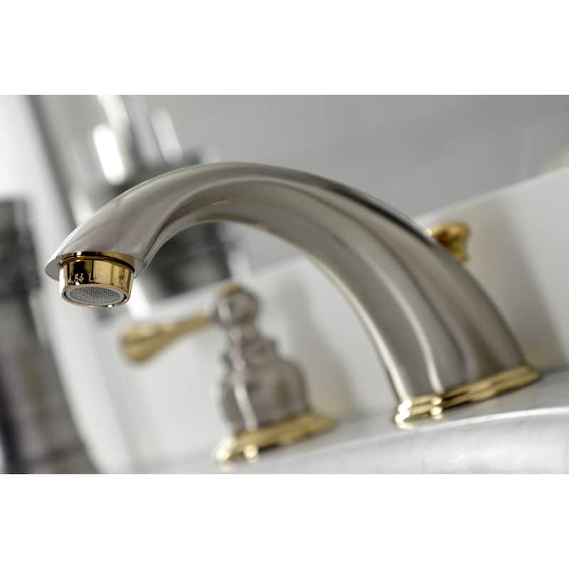 Kingston Brass Vintage Deck Mount Widespread Bathroom Faucet