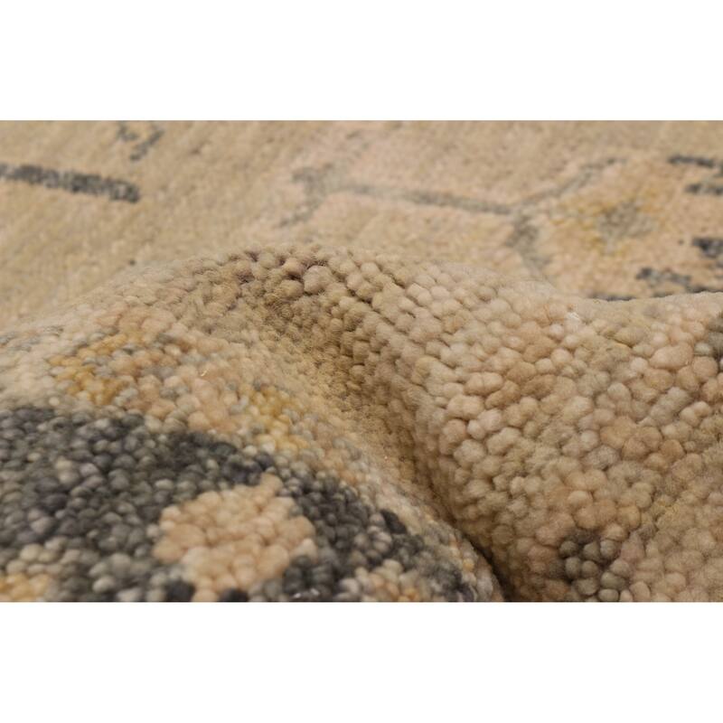 ECARPETGALLERY Hand-knotted Jules Serapi Khaki Wool Rug - 8'1 x 9'10