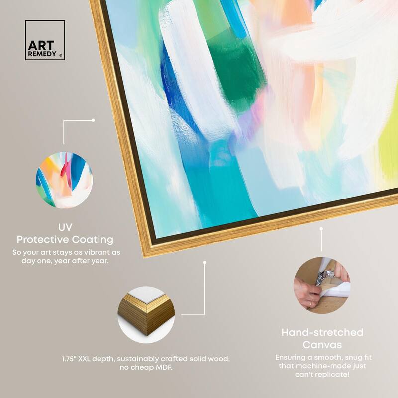 Whirlwind of Color II Canvas by Art Remedy