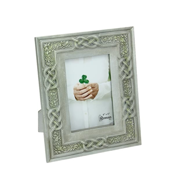 9 Light Sage Green Irish Inspired Celtic Knot Picture Frame 4 x 6 - 4-inchx6-inch  - Bed Bath & Beyond - 16555775