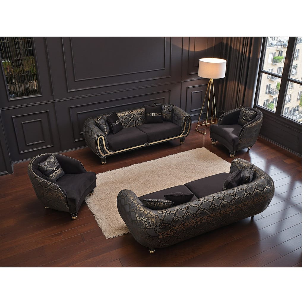 Oaklyn 4 Pieces Living Room Sets 1 Sofa 1 Loveseat 2 Chair