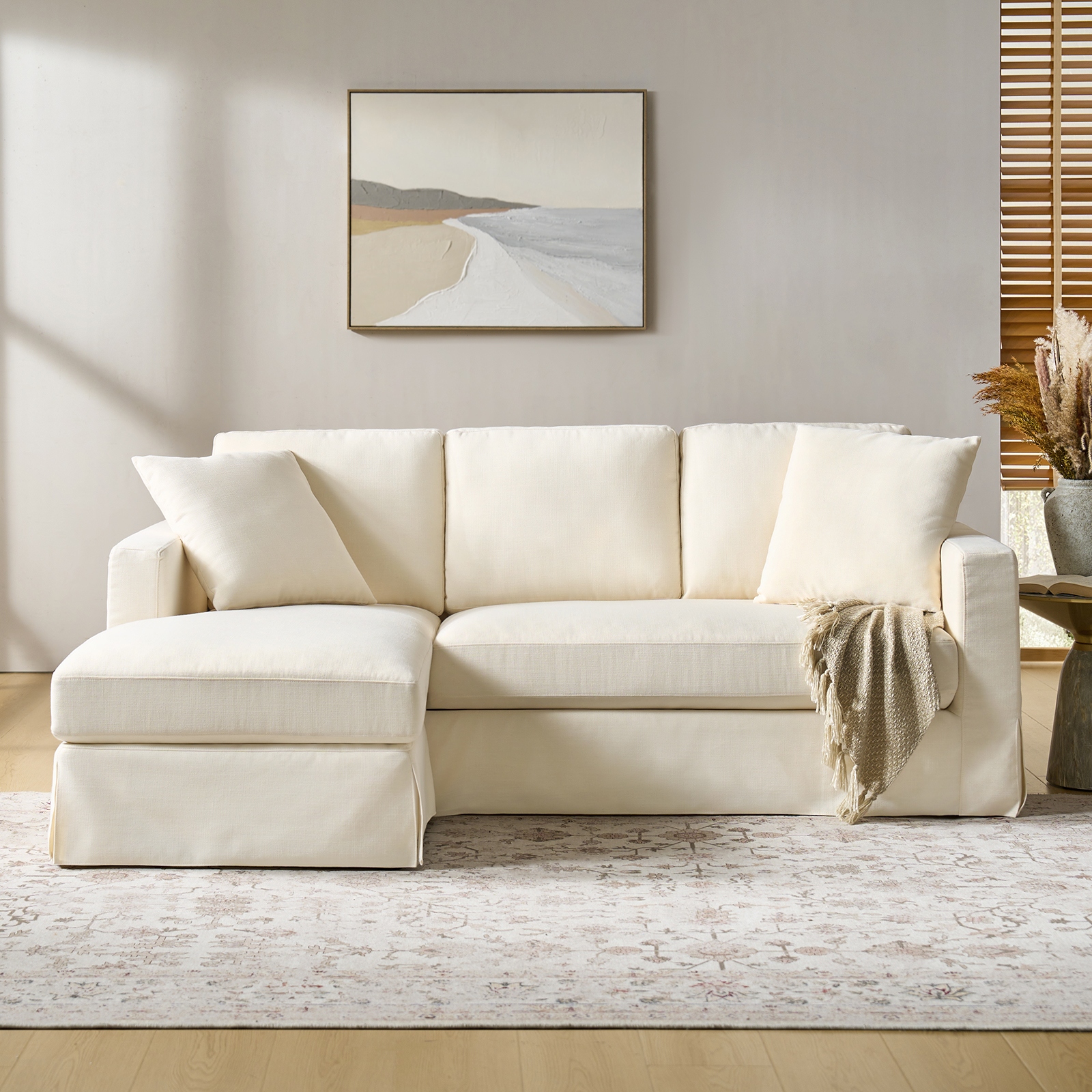 ✦SACLA✦ La-Z-Boy® Apollo Sand Manual Reclining Sofa | Steeple