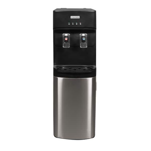 Igloo 3 & 5 Gallon Bottom Load Hot & Cold Water Dispenser - Stainless Steel