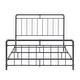 preview thumbnail 18 of 16, Corvus Meitner Vintage Charcoal Metal Bed
