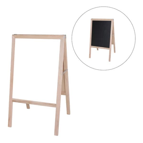 slide 1 of 1, Crestline Products Natural White Dry-Erase/Black Chalkboard Marquee Easel, 42" x 24"