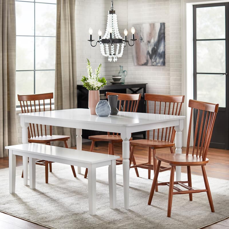 Simple Living Venice Farmhouse Dining Chairs (Set of 2)