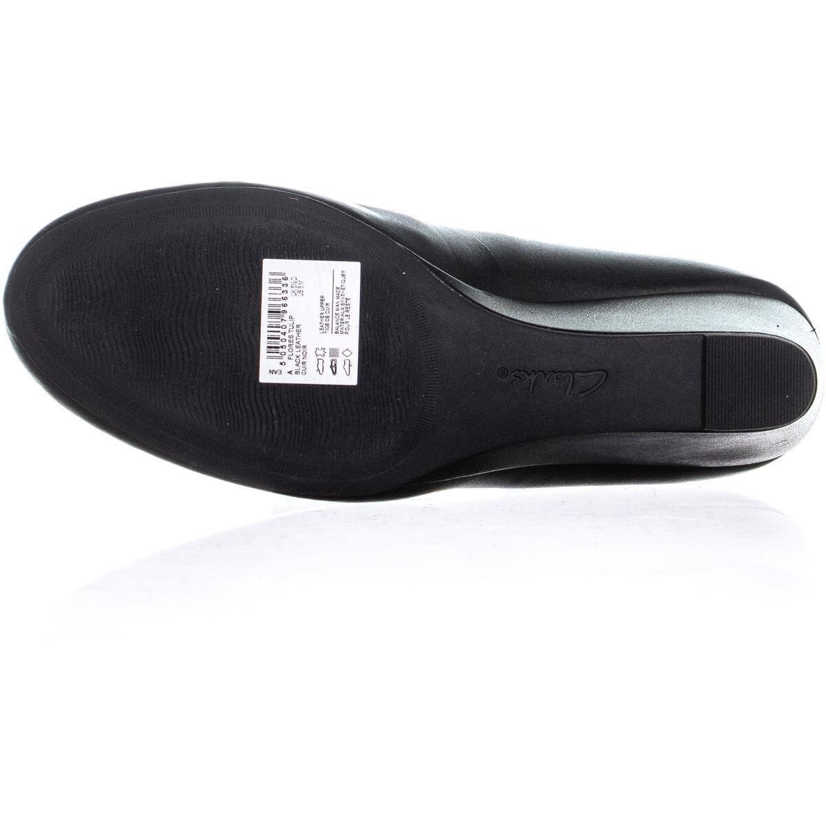 clarks black leather cuir noir