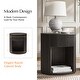 preview thumbnail 14 of 22, Bert Modern 22" Tall Round Solid Wood Full Assembly End Table WIth Storage By HUALALA HOME